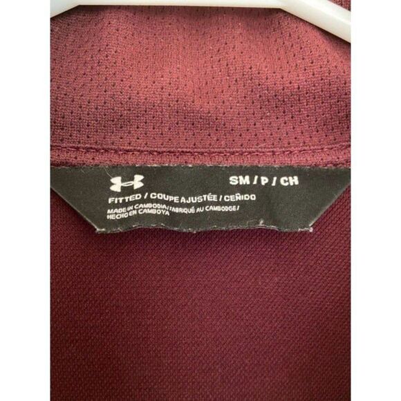 Under Armor Black/Maroon Zip-up (Small) - Picture 4 of 4